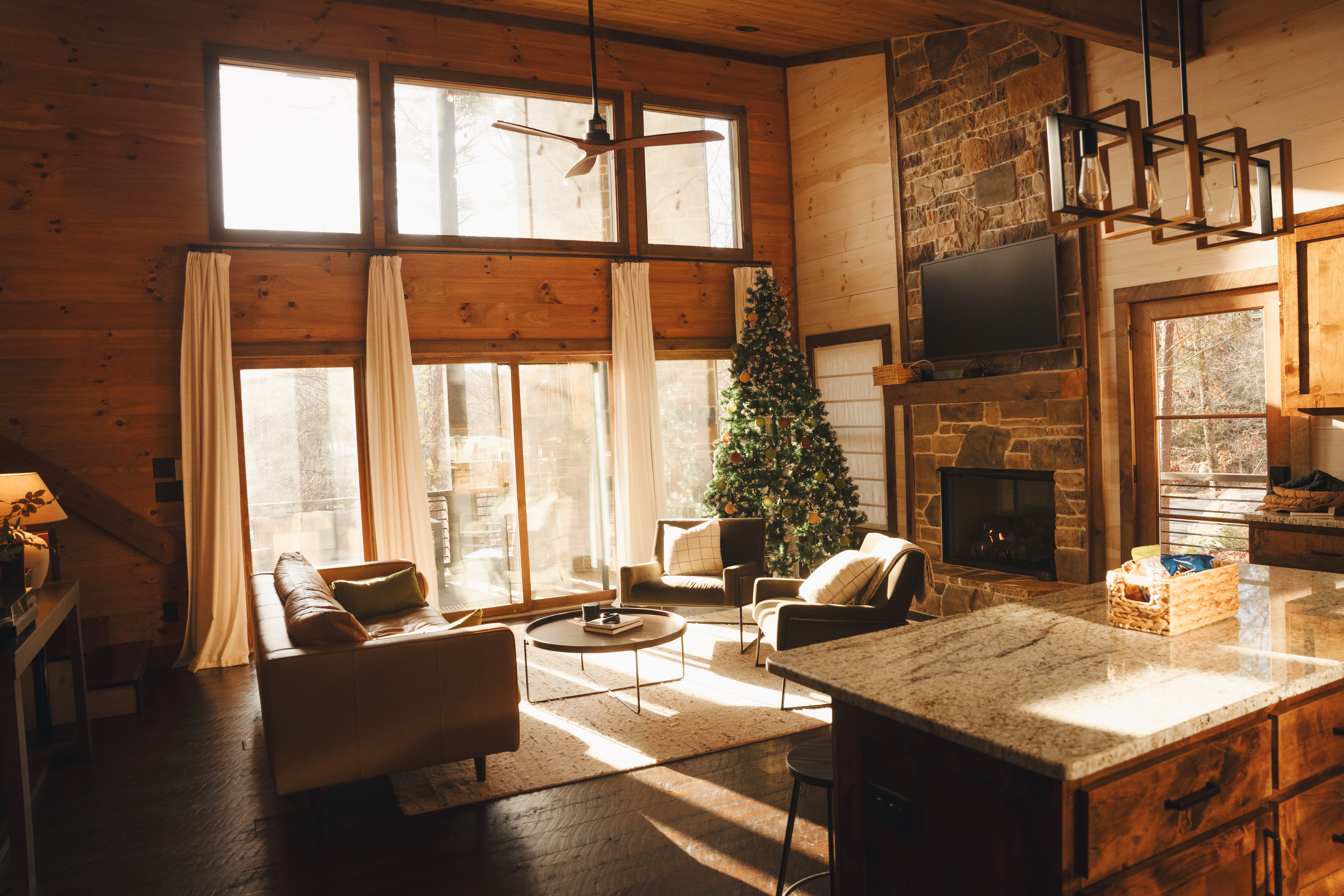Family room seating area