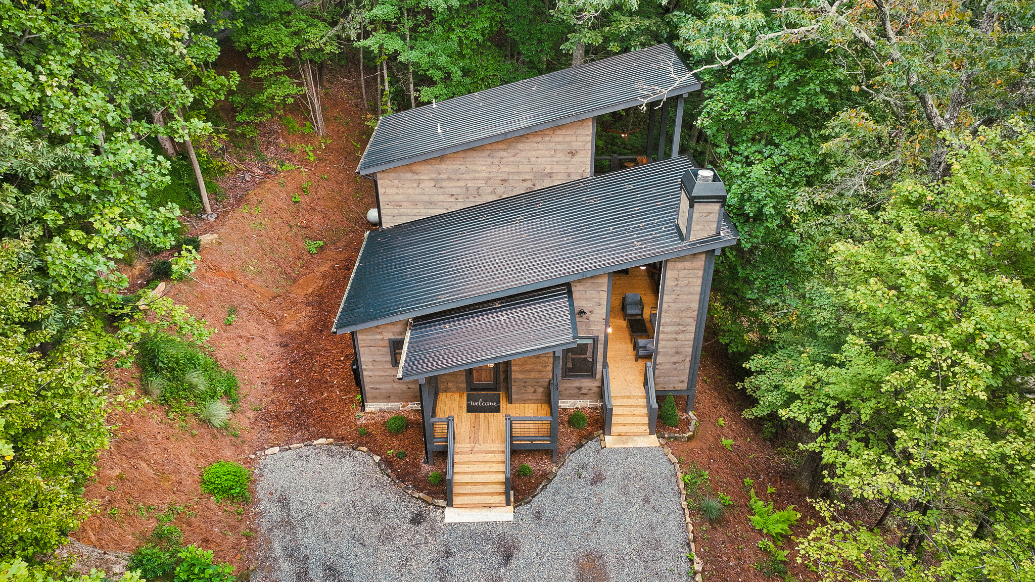 Cabin exterior from different angle